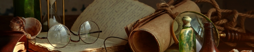 glasses and book